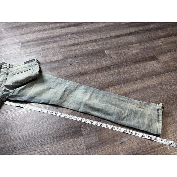 Supply an Demand Mens Jeans Size 34 Light Wash Distressed O5 - Picture 7 of 8